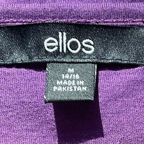 Pretty Purple Button Down Tunic Size XL - Picture 7 of 11